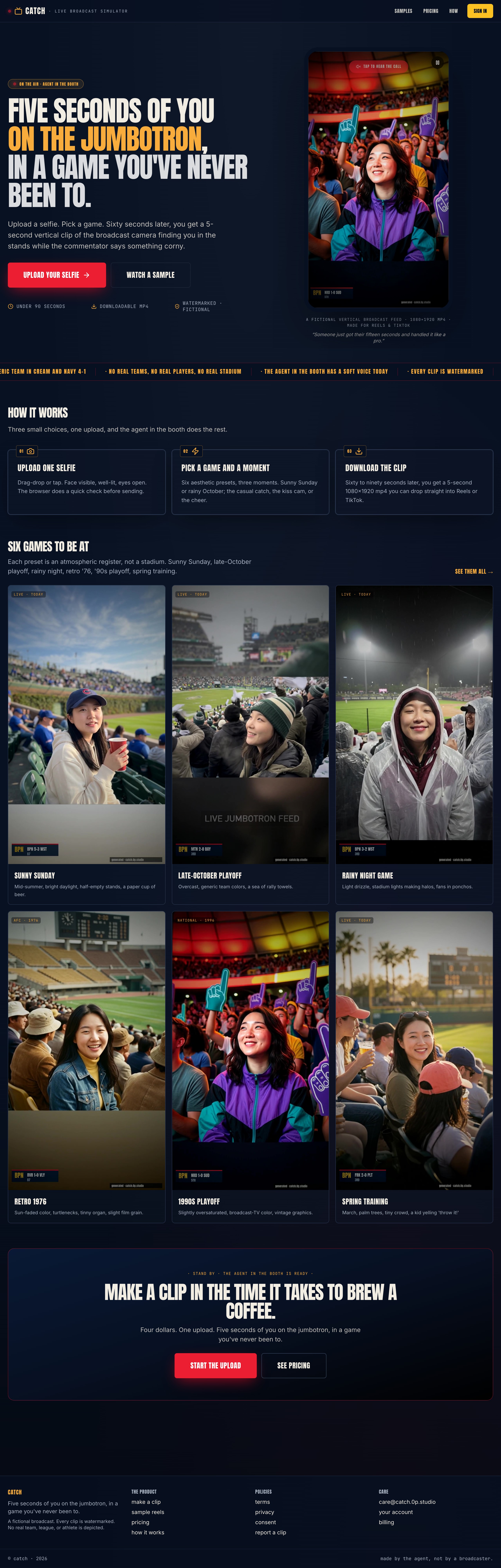 jumbotron catch storefront, full page